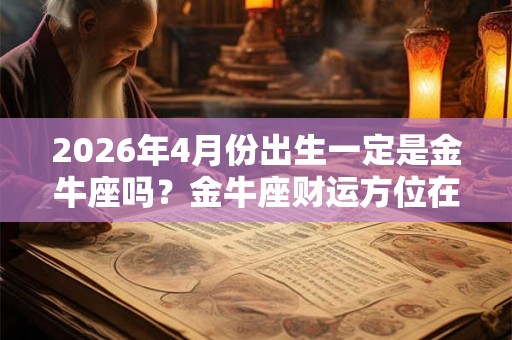 2026年4月份出生一定是金牛座吗?金牛座财运方位在哪? 2026年4月份出生一定是金牛座吗?金牛座财运方位在哪?