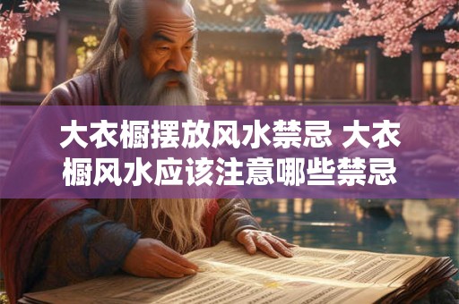 大衣橱摆放风水禁忌 大衣橱风水应该注意哪些禁忌