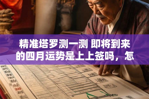 精准塔罗测一测 即将到来的四月运势是上上签吗,怎么看? 精准塔罗测一测 即将到来的四月运势是上上签吗,怎么看?