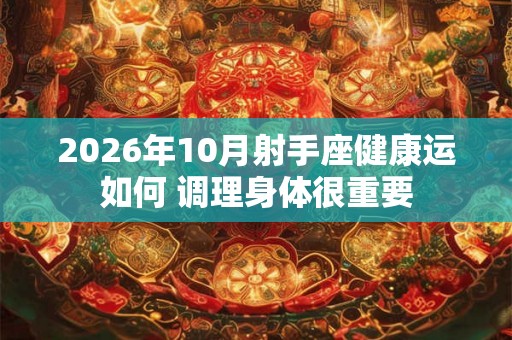2026年10月射手座健康运如何 调理身体很重要