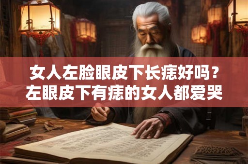 女人左脸眼皮下长痣好吗?左眼皮下有痣的女人都爱哭吗? 女人左脸眼皮下长痣好吗?左眼皮下有痣的女人都爱哭吗?