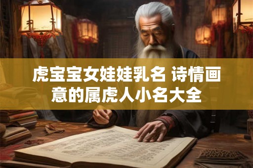 虎宝宝女娃娃乳名 诗情画意的属虎人小名大全 虎宝宝女娃娃乳名 诗情画意的属虎人小名大全