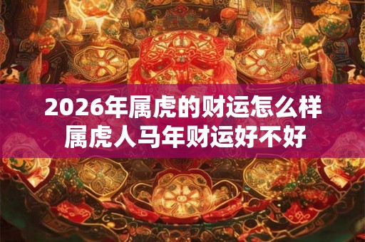 2026年属虎的财运怎么样 属虎人马年财运好不好