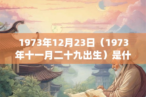 1973年12月23日（1973年十一月二十九出生）是什么命_命运如何
