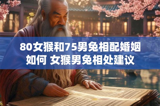 80女猴和75男兔相配婚姻如何 女猴男兔相处建议