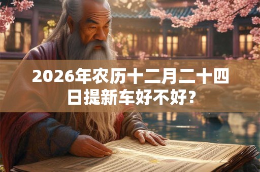 2026年农历十二月二十四日提新车好不好？
