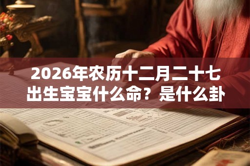 2026年农历十二月二十七出生宝宝什么命？是什么卦象？