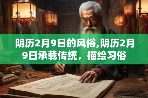 阴历2月9日的风俗,阴历2月9日承载传统，描绘习俗