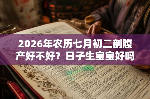 2026年农历七月初二剖腹产好不好？日子生宝宝好吗？