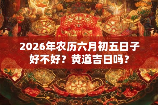 2026年农历六月初五日子好不好？黄道吉日吗？