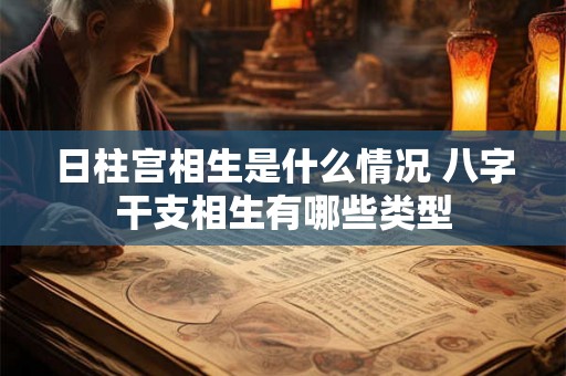 日柱宫相生是什么情况 八字干支相生有哪些类型 日柱宫相生是什么情况 八字干支相生有哪些类型