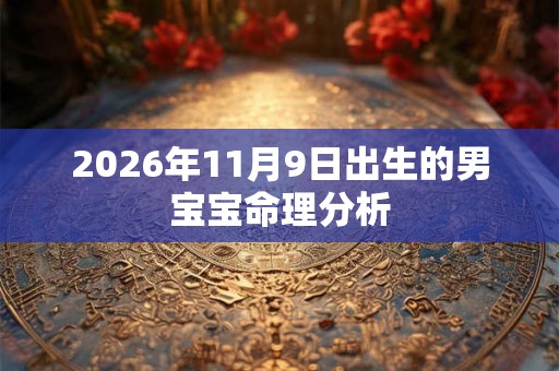 2026年11月9日出生的男宝宝命理分析