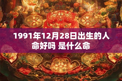 1991年12月28日出生的人命好吗 是什么命