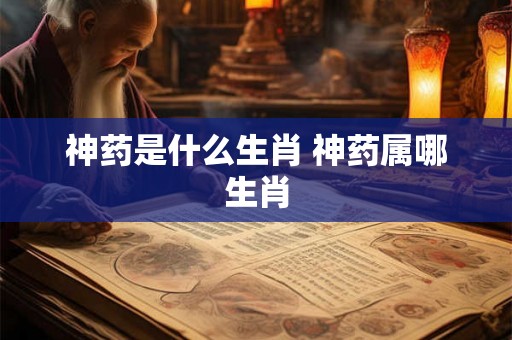 神药是什么生肖 神药属哪生肖
