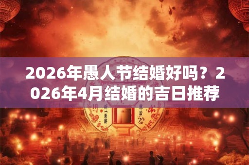 2026年愚人节结婚好吗?2026年4月结婚的吉日推荐 2026年愚人节结婚好吗?2026年4月结婚的吉日推荐