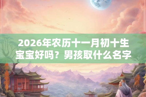 2026年农历十一月初十生宝宝好吗？男孩取什么名字吉利？