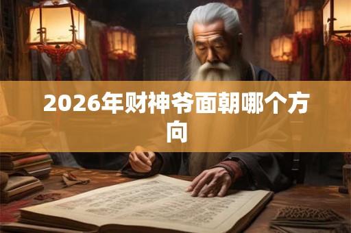2026年财神爷面朝哪个方向 2026年财神爷面朝哪个方向