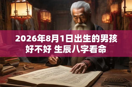 2026年8月1日出生的男孩好不好 生辰八字看命