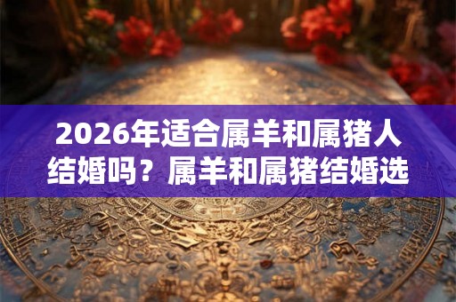 2026年适合属羊和属猪人结婚吗？属羊和属猪结婚选哪天？