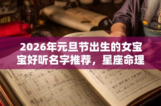 2026年元旦节出生的女宝宝好听名字推荐，星座命理分析