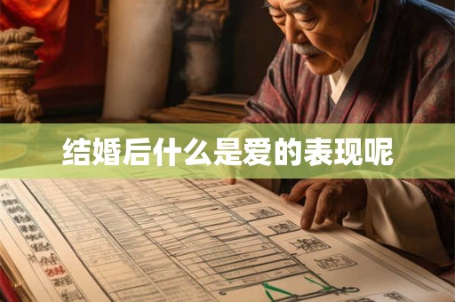 结婚后什么是爱的表现呢 结婚后什么是爱的表现呢