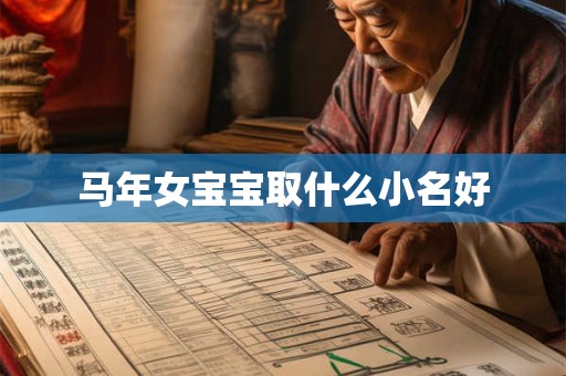 马年女宝宝取什么小名好