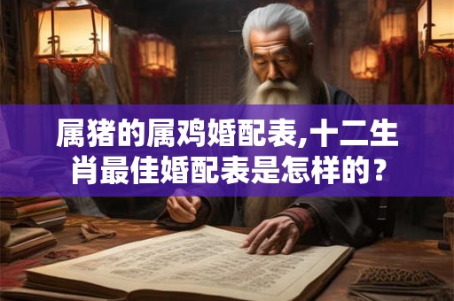 属猪的属鸡婚配表,十二生肖最佳婚配表是怎样的? 属猪的属鸡婚配表,十二生肖最佳婚配表是怎样的?