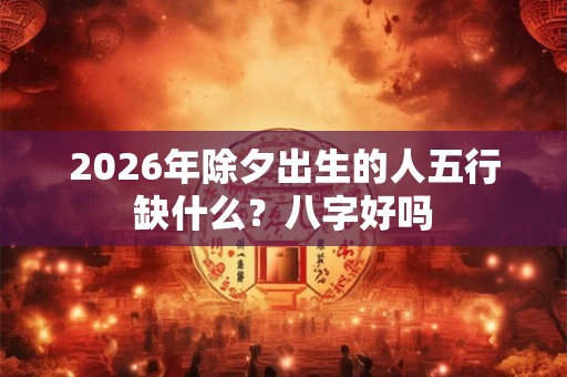 2026年除夕出生的人五行缺什么？八字好吗