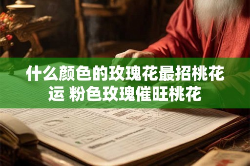 什么颜色的玫瑰花最招桃花运 粉色玫瑰催旺桃花