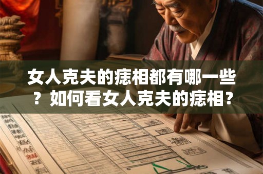 女人克夫的痣相都有哪一些？如何看女人克夫的痣相？