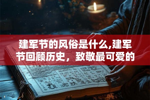 建军节的风俗是什么,建军节回顾历史，致敬最可爱的人