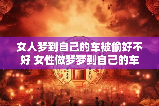 女人梦到自己的车被偷好不好 女性做梦梦到自己的车被盗这是预示着什么意义