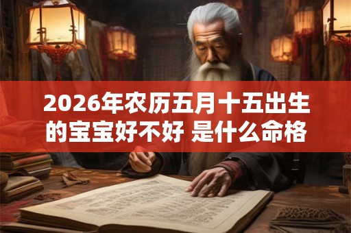 2026年农历五月十五出生的宝宝好不好 是什么命格