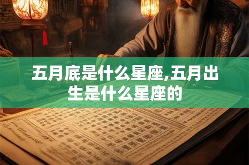 五月底是什么星座,五月出生是什么星座的
