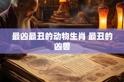 最凶最丑的动物生肖 最丑的凶兽 最凶最丑的动物生肖 最丑的凶兽