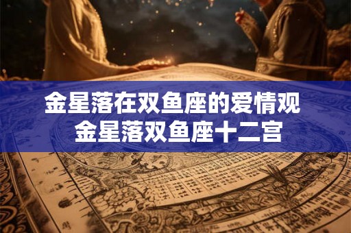 金星落在双鱼座的爱情观  金星落双鱼座十二宫