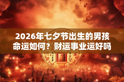 2026年七夕节出生的男孩命运如何？财运事业运好吗？