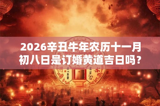 2026辛丑牛年农历十一月初八日是订婚黄道吉日吗？