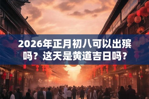 2026年正月初八可以出殡吗？这天是黄道吉日吗？