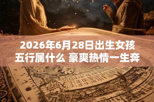 2026年6月28日出生女孩五行属什么 豪爽热情一生奔波