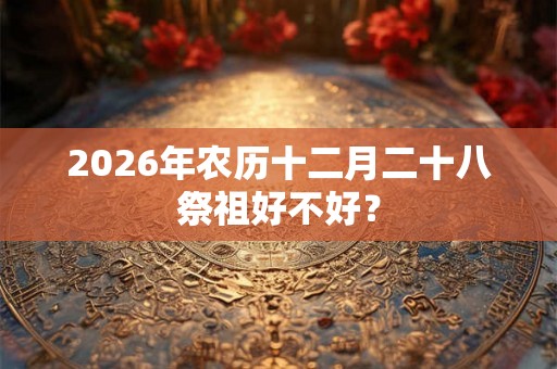 2026年农历十二月二十八祭祖好不好？