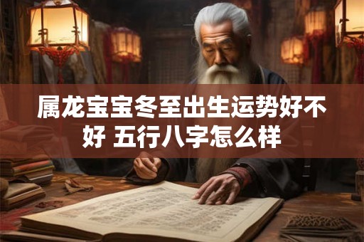 属龙宝宝冬至出生运势好不好 五行八字怎么样