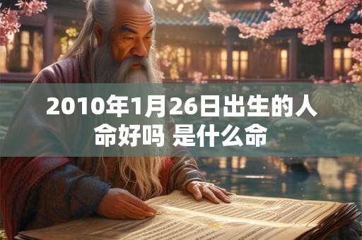 2010年1月26日出生的人命好吗 是什么命