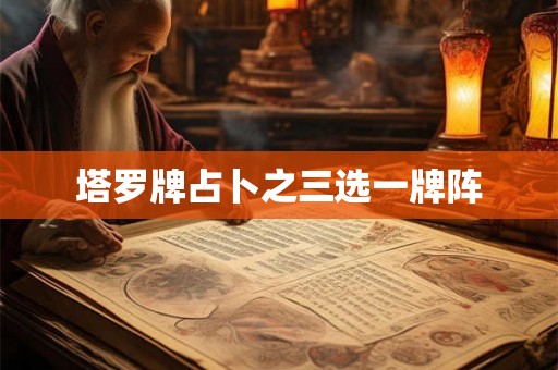 塔罗牌占卜之三选一牌阵 塔罗牌占卜之三选一牌阵