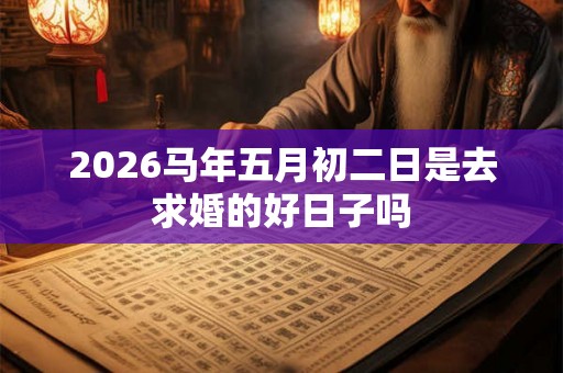 2026马年五月初二日是去求婚的好日子吗 2026马年五月初二日是去求婚的好日子吗