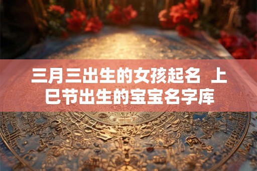 三月三出生的女孩起名  上巳节出生的宝宝名字库