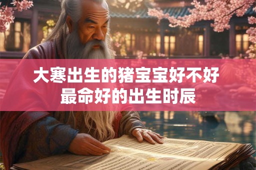 大寒出生的猪宝宝好不好 最命好的出生时辰