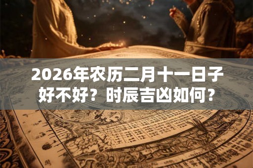 2026年农历二月十一日子好不好？时辰吉凶如何？