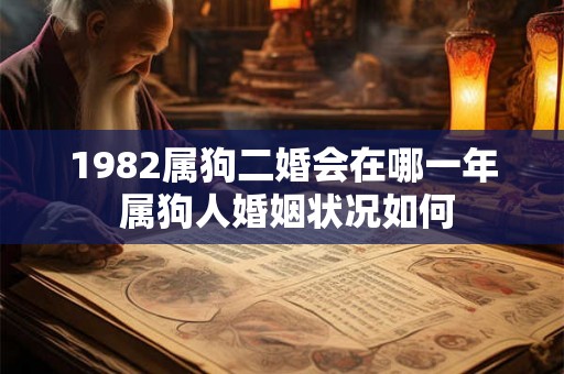 1982属狗二婚会在哪一年 属狗人婚姻状况如何