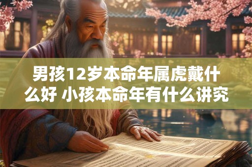 男孩12岁本命年属虎戴什么好 小孩本命年有什么讲究